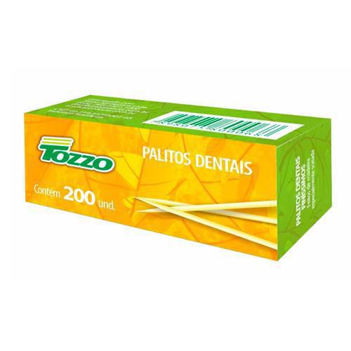 PALITOS DENTAIS TOZZO C/ 200UN