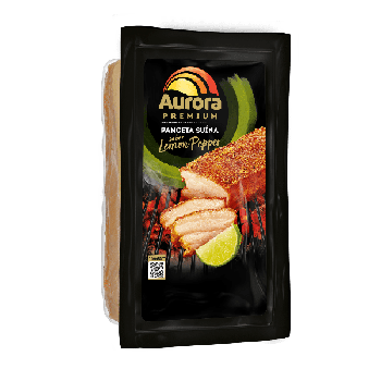 PANCETA SUÍNA AURORA PREMIUM LEMON PEPPER KG