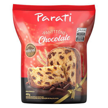 PANETONE PARATI CHOCOLATE PACOTE 400G