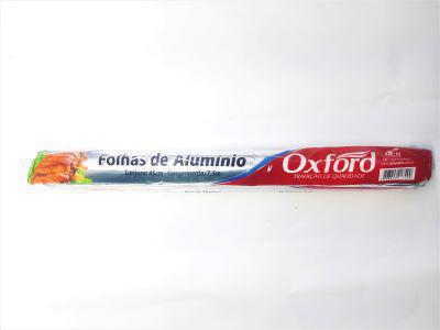 PAPEL ALUMÍNIO OXFORD 7,5M X 45CM