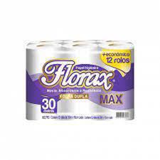 PAPEL HIGIÊNICO FLORAX FOLHA DUPLA MAX C