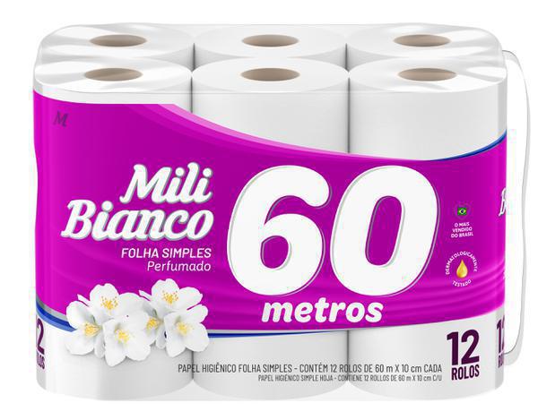 PAPEL HIGIENICO MILI BIANCO PER 12X60MT
