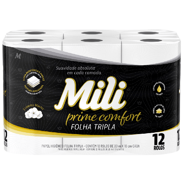 PAPEL HIGIENICO MILI TRIPLA 12X20MT