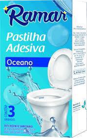 PASTILHA SANITÁRIA ADESIVA RAMAR OCEANO C/3 UND