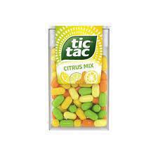 PASTILHA TIC TAC FRUTAS CITRICAS 14,5G