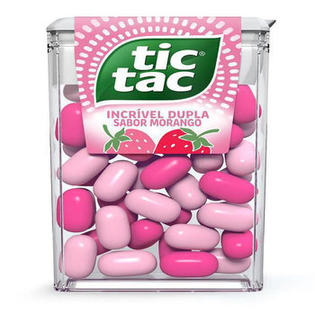 PASTILHA TIC TAC MORANGO 14,5G