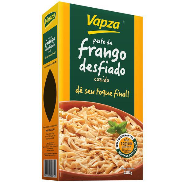 PEITO DE FRANGO VAPZA DESFIADO COZIDO 400GR