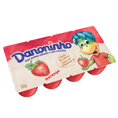 PETIT SUISSE DANONINHO MORANGO 320G