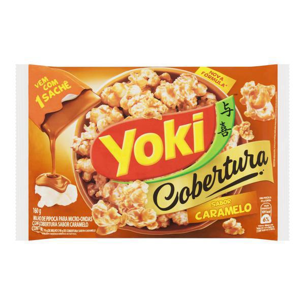 PIPOCA YOKI POP CORN C/ COB. CARAMELO 16