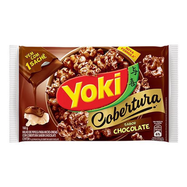 PIPOCA YOKI POP CORN C/ COB. CHOCOLATE 1