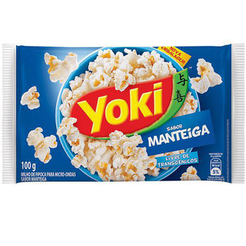 PIPOCA YOKI POP CORN MANTEIGA MICROONDAS