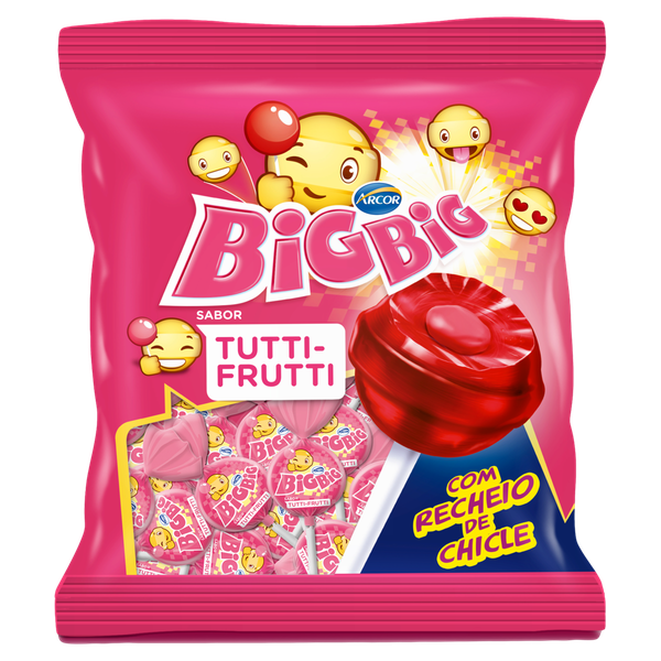 PIRULITO ARCOR BIG BIG CHICLE TUTI FRUTI