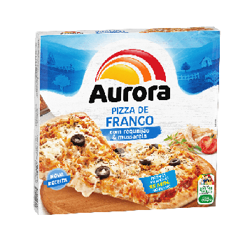 PIZZA AURORA FRANGO C/ REQUEIJÃO 460G