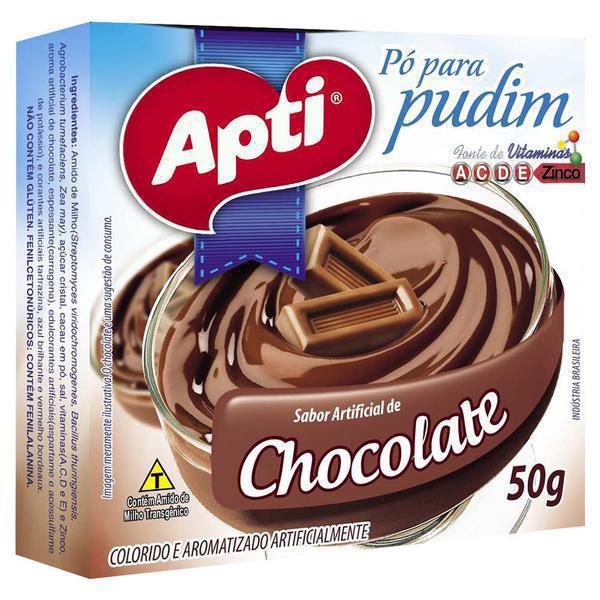 PO PUDIM APTI CHOC 50G