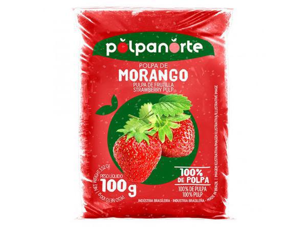 POLPA DE FRUTA POLPANORTE MORANGO 100G