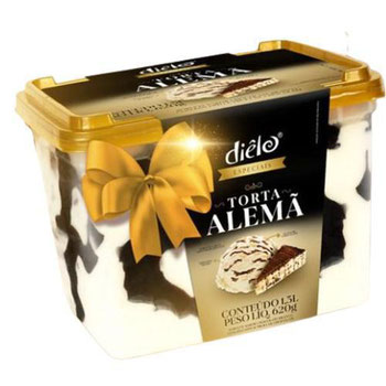 POTE DE SORVETE DIÊLO TORTA ALEMÃ 1,3L
