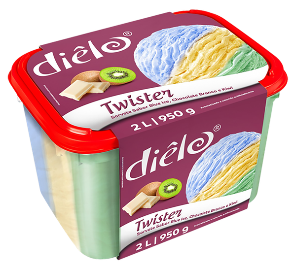 POTE DE SORVETE DIÊLO TWISTER 2L