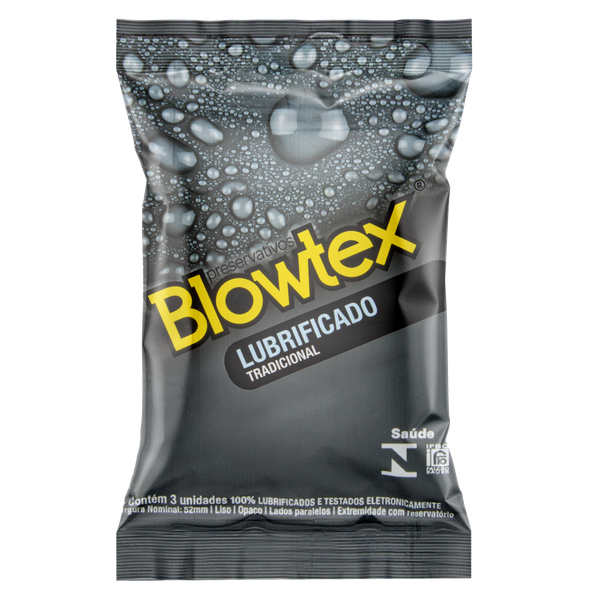 PRESERVATIVO BLOWTEX LUBRIFICADO C/3