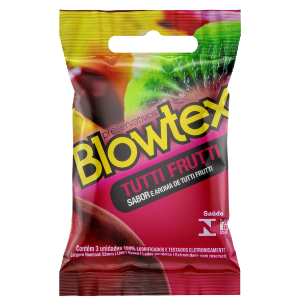 PRESERVATIVO BLOWTEX TUTI-FRUTI C/3