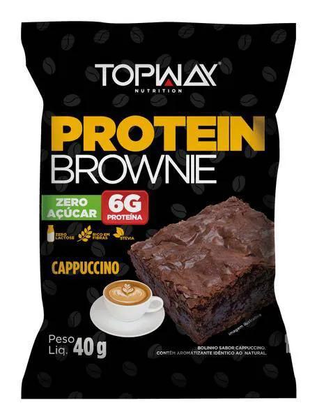 PROTEIN BROWNIE TOPWAY CAPUCCINO 40G