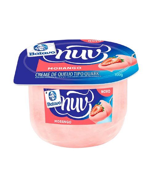 QUARK BATAVO NUV MORANGO 100G