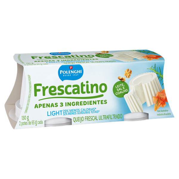 QUEIJO FRESCATINO POLENGHI LIGHT 130G