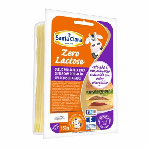 QUEIJO SANTA CLARA MUSSARELA 0% LACTOSE