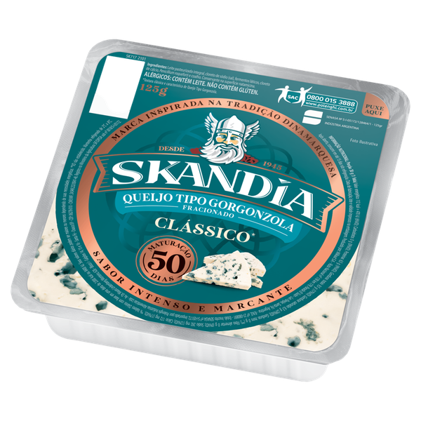 QUEIJO SKANDIA GORGONZOLA 125G