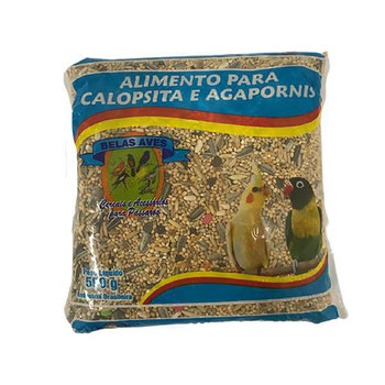 RAÇÃO CALOPSITAS BELAS AVES 500G