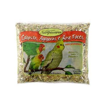 RAÇÃO NUTRIPASSAROS CALOPSITA  500G