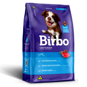 RAÇÃO P/ CÃES BIRBO CÃES FILHOTES CARNE 1KG