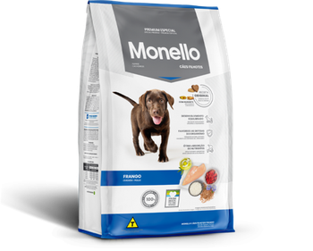 RAÇÃO P/ CÃES MONELLO FILHOTES 1KG