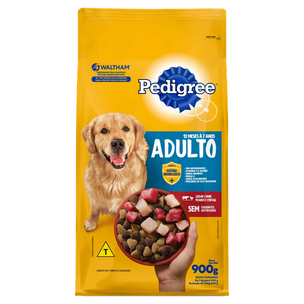RAÇÃO PEDIGREE ADULTO CARNE, FRANGO E CE