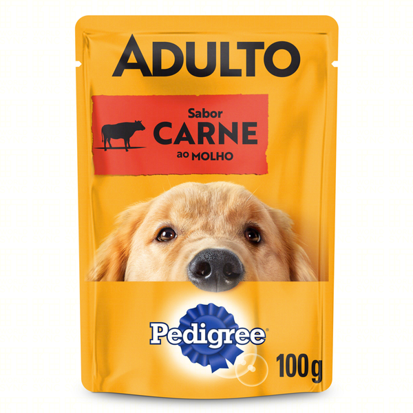 RAÇÃO PEDIGREE SACHÊ CARNE/ MOLHO ADULTO