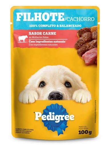 RAÇÃO PEDIGREE SACHÊ FILHOTES CARNE 100G