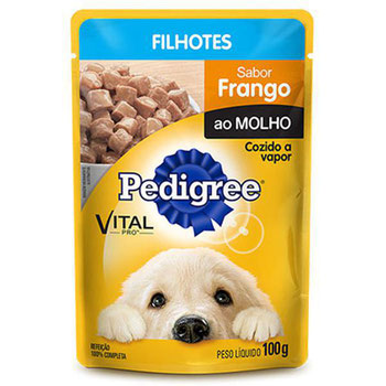 RAÇÃO PEDIGREE SACHÊ FRANGO JUNIOR 100G