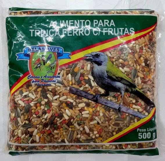 RAÇÃO TRINCA FERRO C/ FRUTAS BELAS AVES 