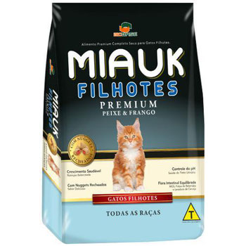 RACAO MIAUK FILHOTES 1KG