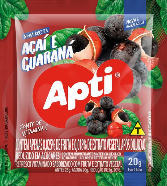 REFRESCO APTI AÇAÍ GUARANÁ 20G