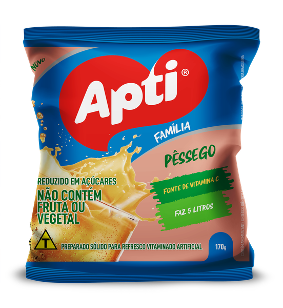 REFRESCO APTI PÊSSEGO 170G