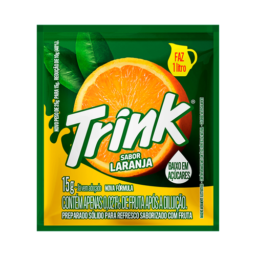 REFRESCO TRINK LARANJA 15G
