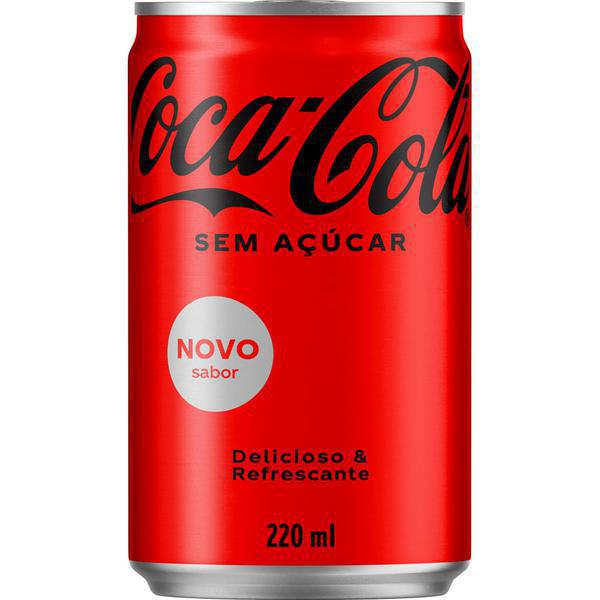 REFRI COCA-COLA 0% AÇÚCAR 220ML