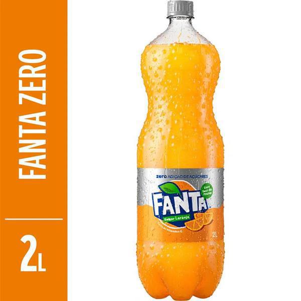 REFRI FANTA LARANJA 0% AÇÚCAR 2L