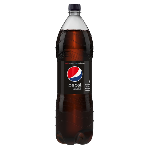 REFRI PEPSI COLA BLACK 0% AÇÚCAR 1,5L