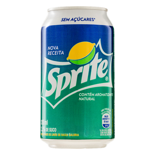 REFRI SPRITE 0% AÇÚCAR 350ML