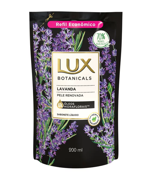 SAB LÍQUIDO LUX BRISA LAVANDA REFIL 200M