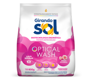 SABÃO EM PÓ GIRANDO SOL FLORAL ROSA 800G