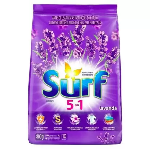 SABÃO EM PÓ SURF LAVANDA 800G