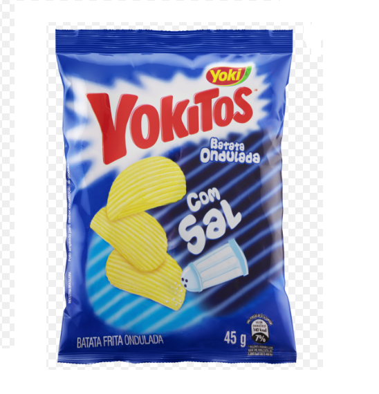 SALGADINHO YOKITOS BATATA ONDULADA 45G