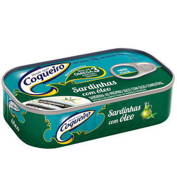 SARDINHA COQUEIRO ÓLEO 125G